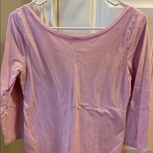 J. Crew scoop neck/back top